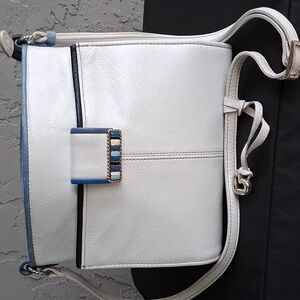 Brighton White Crossbody Bag for Everyday Use 75% OFF